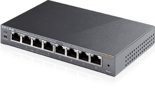 TP-Link TL-SG108PE 8-Port Gigabit PoE+ Easy Smart Switch